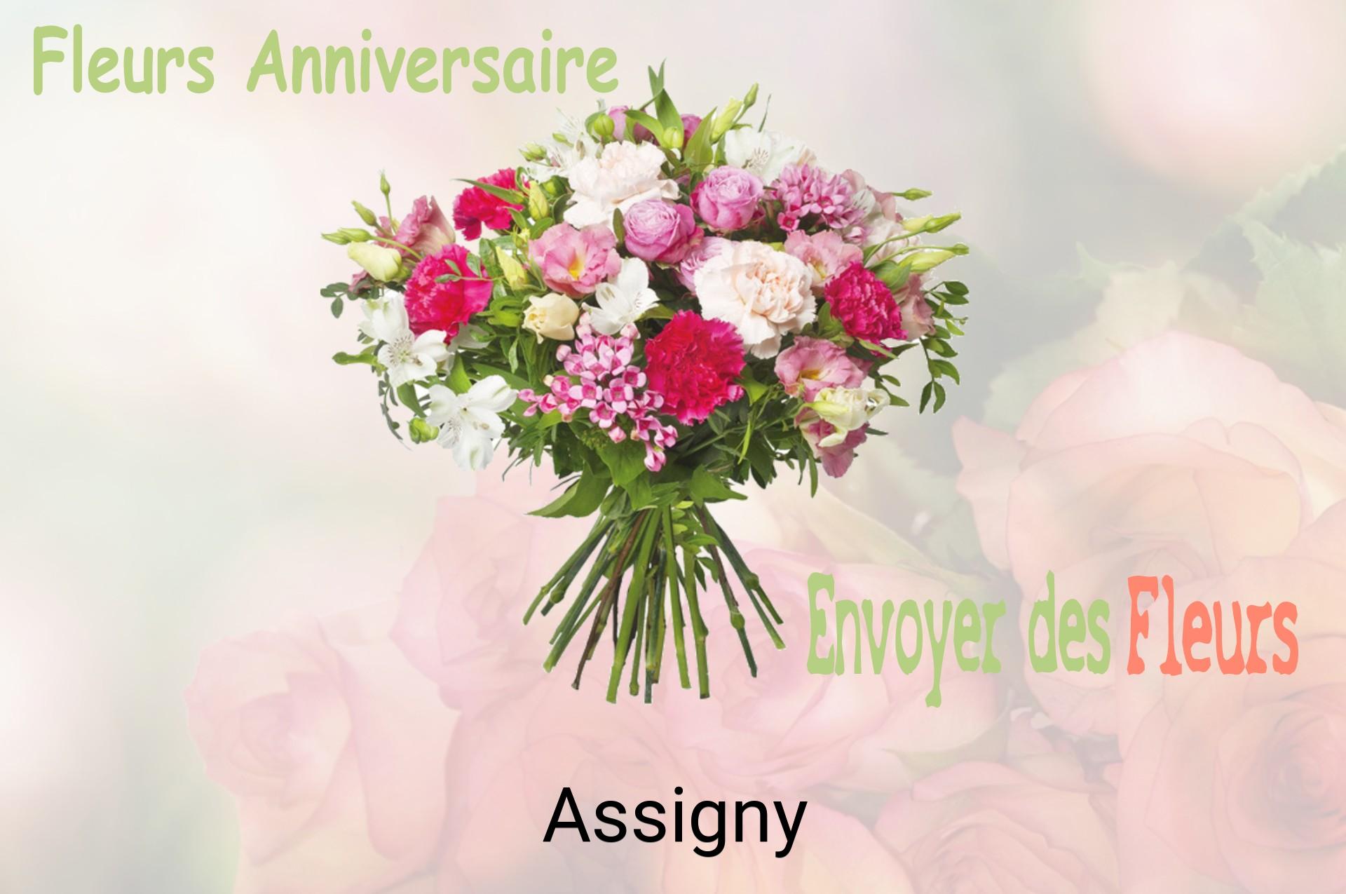 Bouquet de fleurs d’anniversaire livré à Assigny