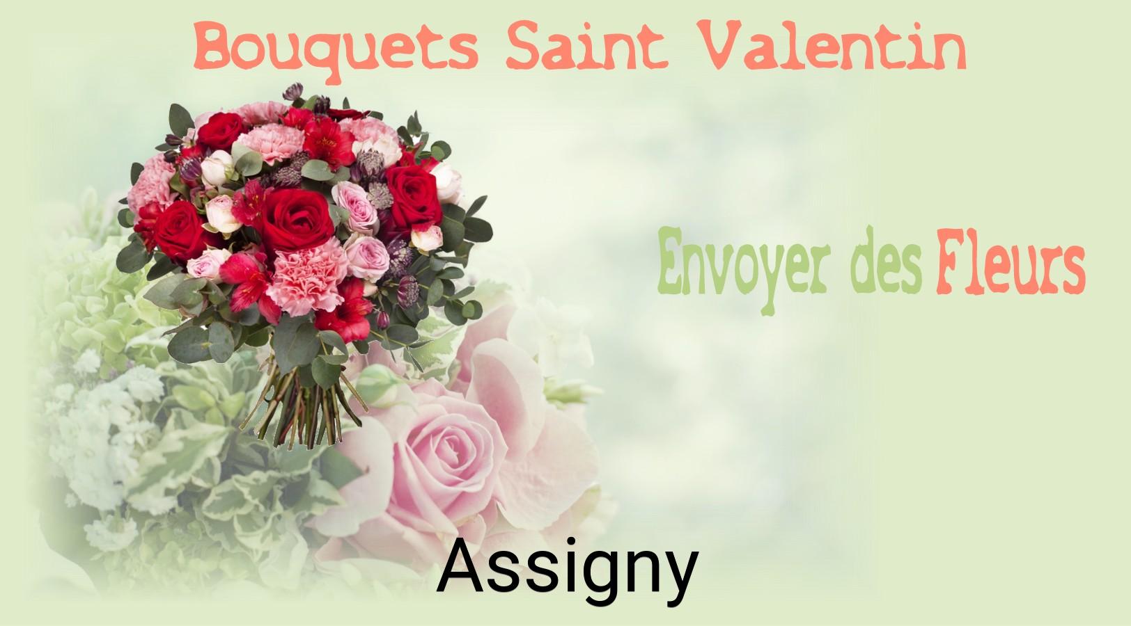 Roses de Saint-Valentin livrées à Assigny
